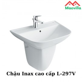 CHẬU RỬA MẶT LAVABO INAX L-297V CHÍNH HÃNG GIÁ RẺ