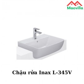 CHẬU RỬA BÁN ÂM BÀN INAX L-345V CHÍNH HÃNG GIÁ RẺ